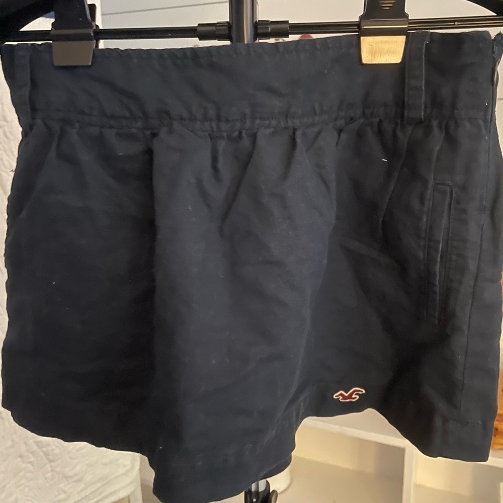Hollister Juniors Dark Blue Mini Skirt